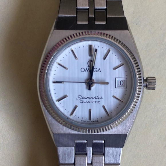 Authentic Omega Seamaster Quartz 1380 All Stainless Steel